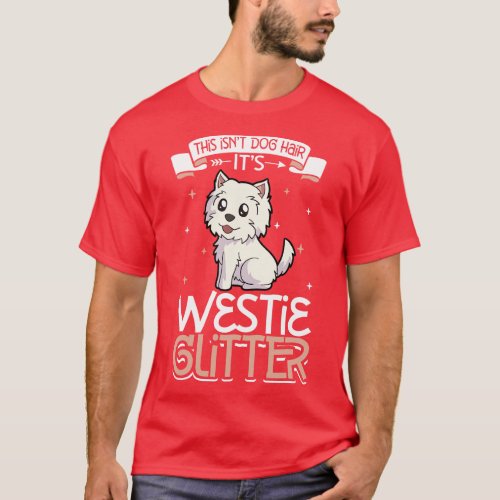 Westie glitter T_Shirt