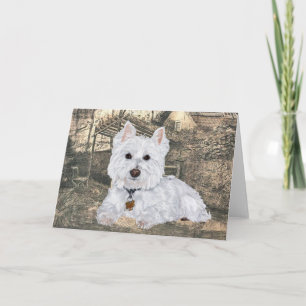 Westie Greeting Card