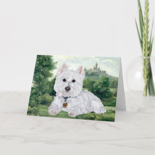 Westie Greeting Card