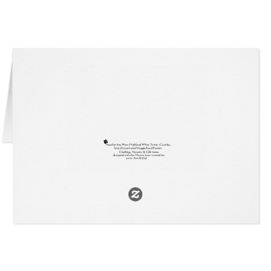 Westie Guardian Angels (Back Horizontal)