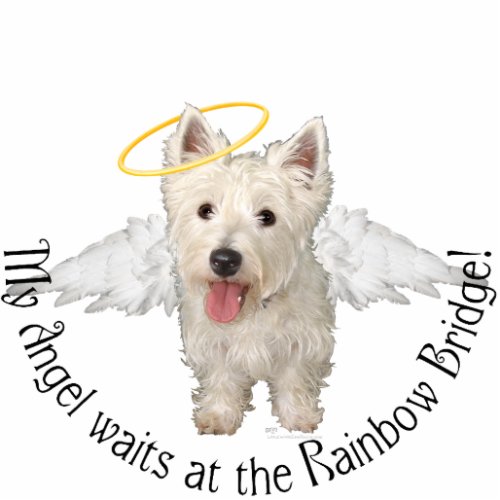 Westie Guardian Angels Cutout