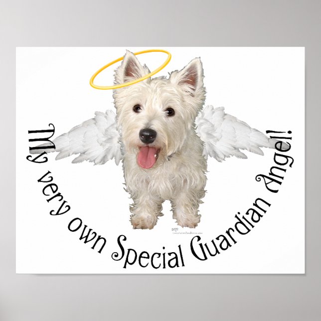 Westie Guardian Angels Poster (Front)