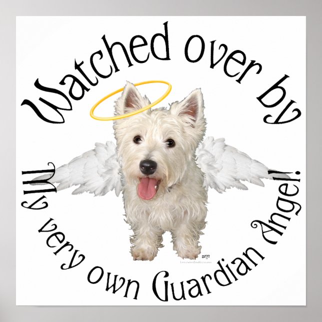 Westie Guardian Angels Poster (Front)