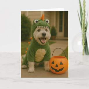 Westie Halloween Card