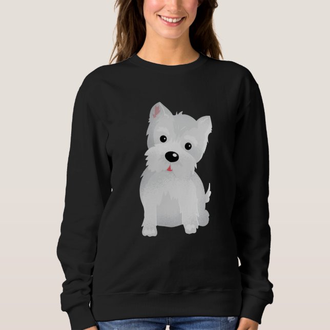 Westie Head Sweatshirt (Front)