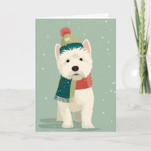 Westie Holiday Greeting Card