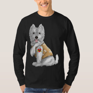 Westie I Love Mom Tattoo Dog Funny Mother's Day Gi T-Shirt