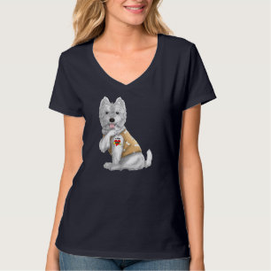 Westie I Love Mom Tattoo Dog Funny Mother's Day Gi T-Shirt