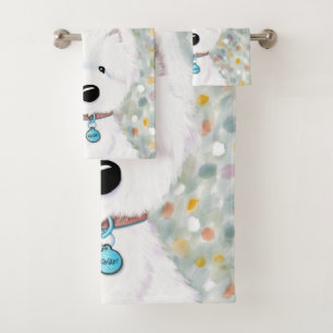 Westie Impressions Bath Towel Set