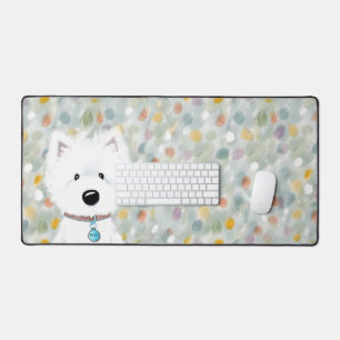 Westie Impressions Desk Mat