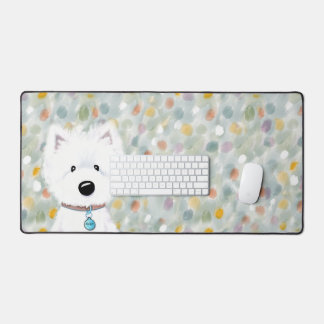 Westie Impressions Desk Mat