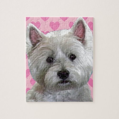 WESTIE IN MY HEART JIGSAW PUZZLE