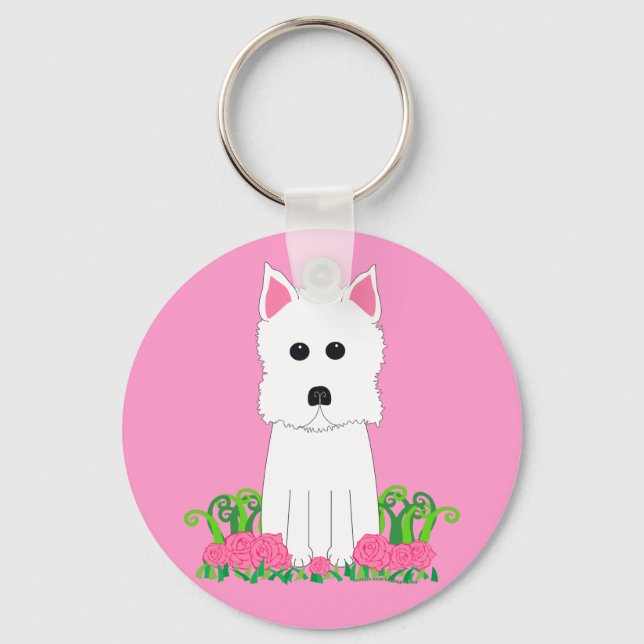 Westie Keychain (Front)