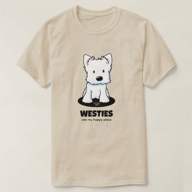 Westie KiniArt T-Shirt (Design Front)