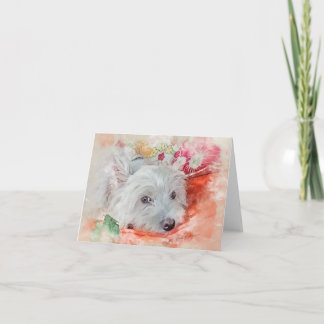 Westie Lacey Note Card