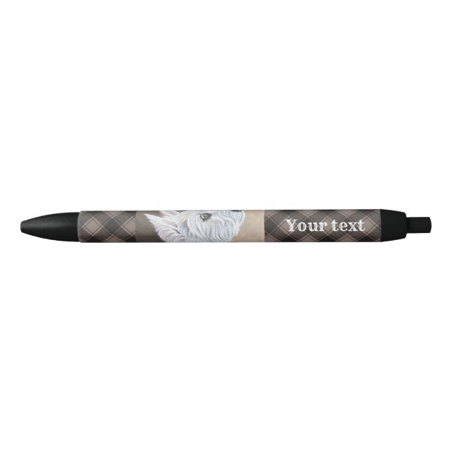 Westie Looking Up Profile B Pen (Front)