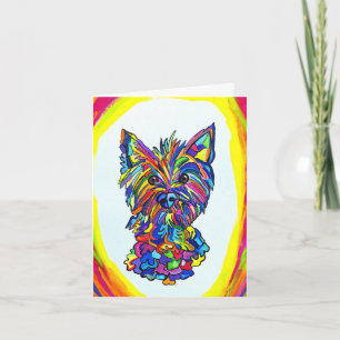 Westie Love Happy Birthday Card