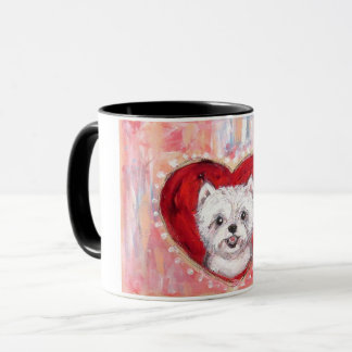 Westie love mug