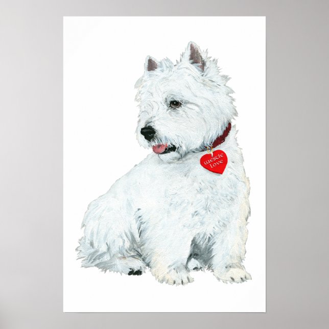 Westie Love Poster (Front)