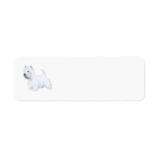 Westie Love Return Address Label (Front)