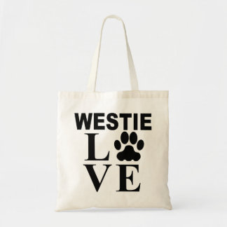 Westie Love Tote Bag