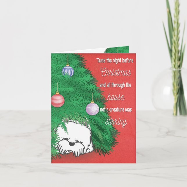 Westie lovers Christmas Card (Front)