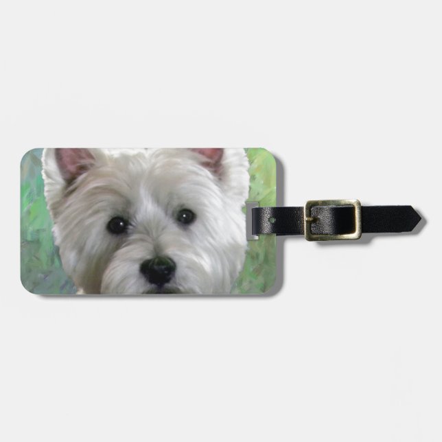 WESTIE LUGGAGE TAG (Front Horizontal)