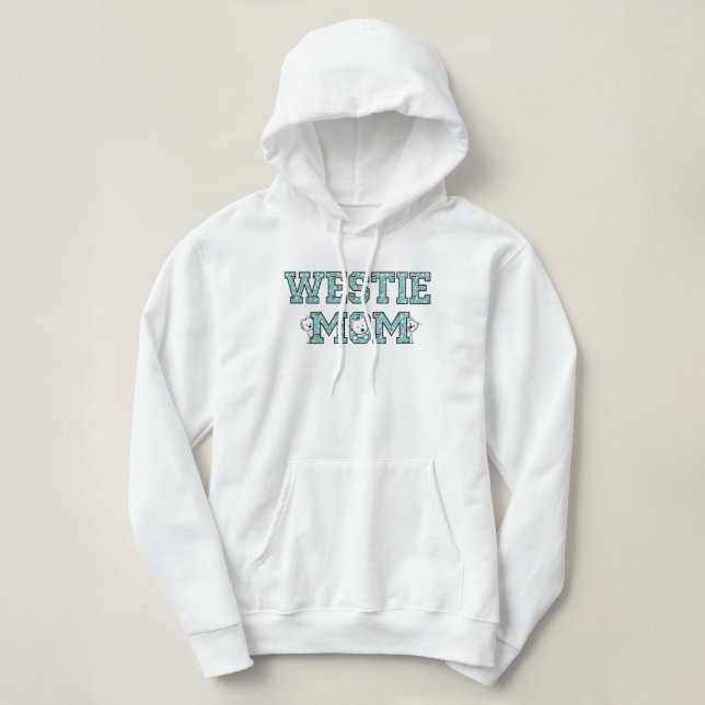 Westie Mom Hoodie (Design Front)