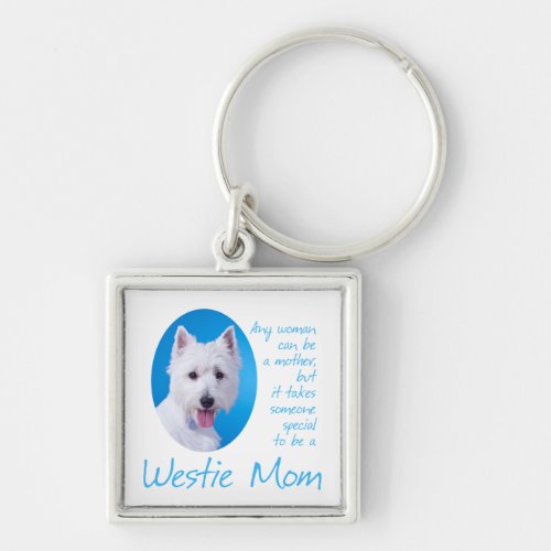 Westie Mom Keychain