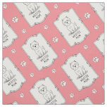 Westie Mom - West Highland White Terrier Mom Fabric