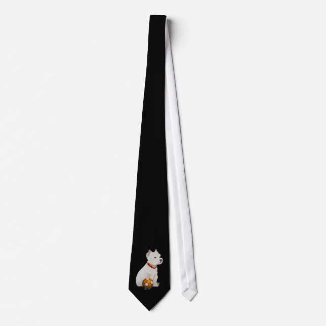 westie neck tie (Front)