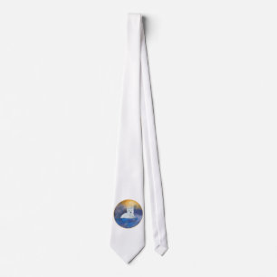 Westie on Cushion Neck Tie