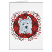 Westie on Tartan (Front)