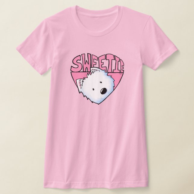 Westie Panda Lover T-Shirt (Laydown)