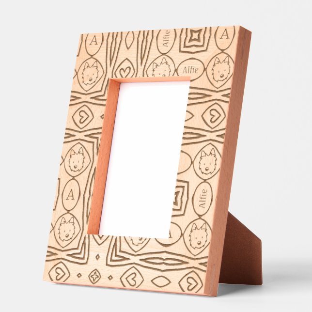 Westie Personalized  Engraved Frames (Left)