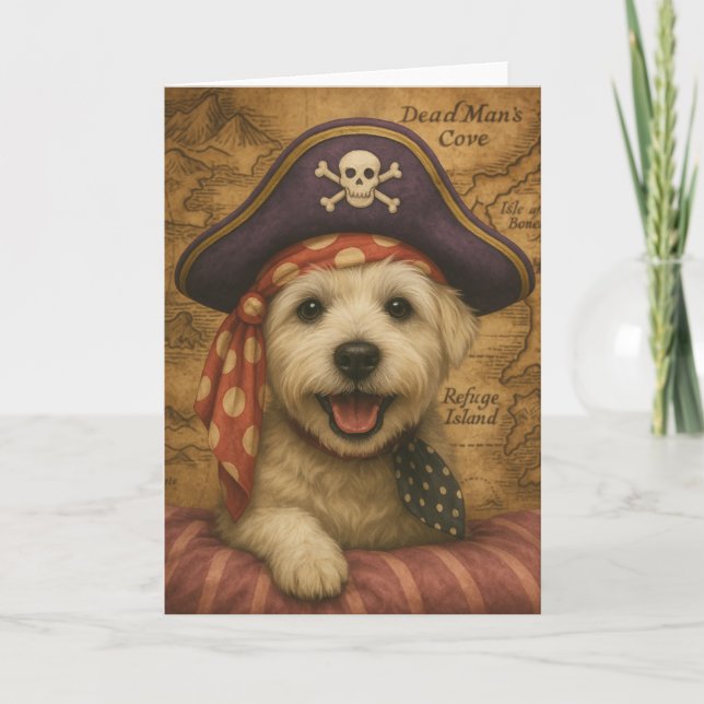 Westie Pirate Card (Front)