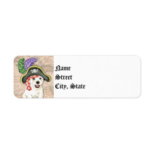 Westie Pirate Label