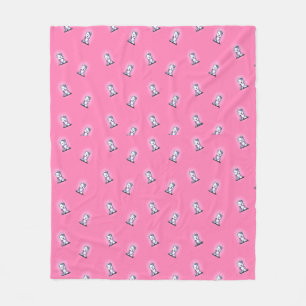 Westie Princess KiniArt Fleece Blanket