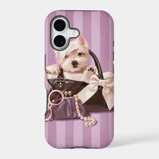 Westie puppy iPhone 17 case