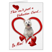 Westie Puppy Love In An Envelope - New Version (Front)
