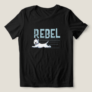Westie Rebel T-Shirt Tri-Blend Shirt