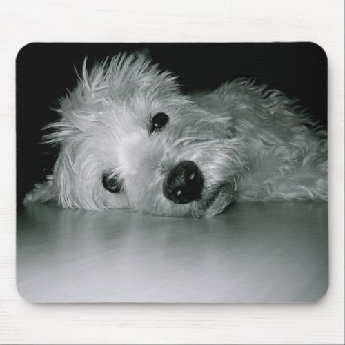 Westie Relaxing Mouse Pad