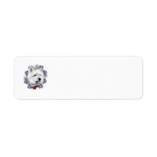 Westie Return Address Label