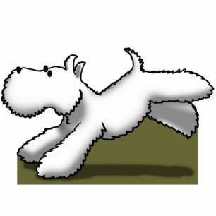 Westie Run Photo Sculpture