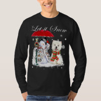 Westie Santa Dog Christmas Snowman Xmas Pajama