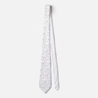 westie silhouette tie