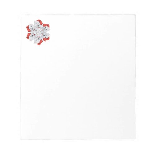 Westie Snowflake Notepad