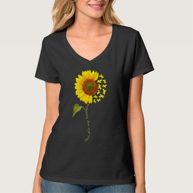 Westie Sunflower T-Shirt (Front)