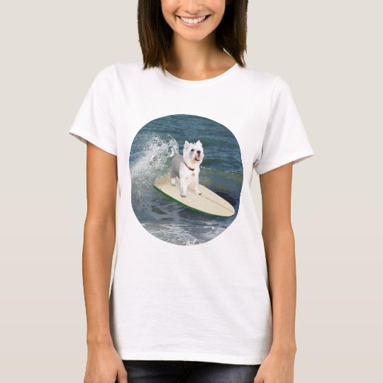 Westie Surfer T-Shirt