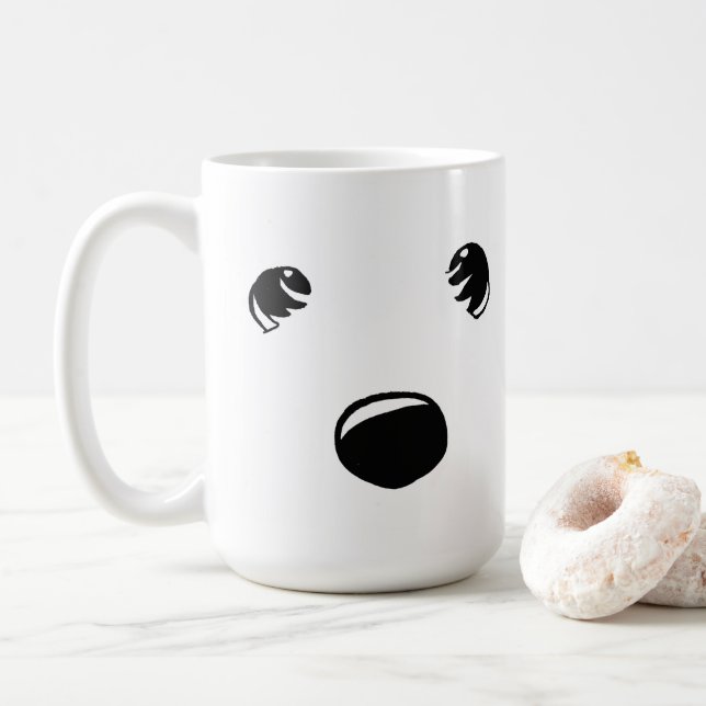 Westie Terrier Face Mug (With Donut)